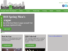 Tablet Screenshot of bostonbasketball.com